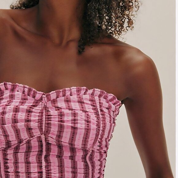 Free People NWT Surefire Pink Minidress - Picture 4 of 8